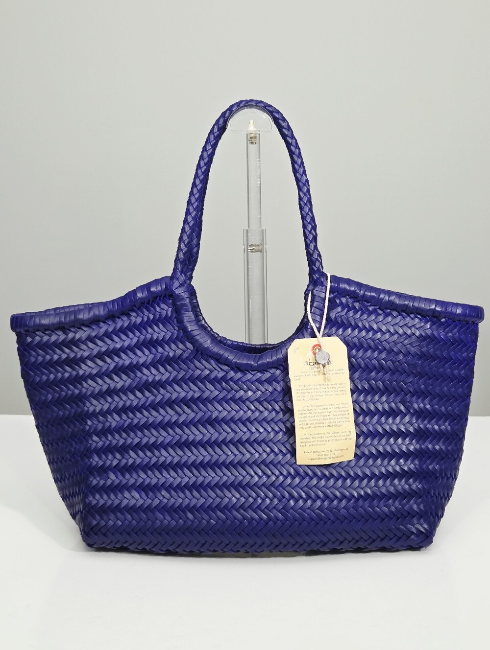 NWT DRAGON DIFFUSION NANTUCKET BIG BAG - DEEP PURPLE